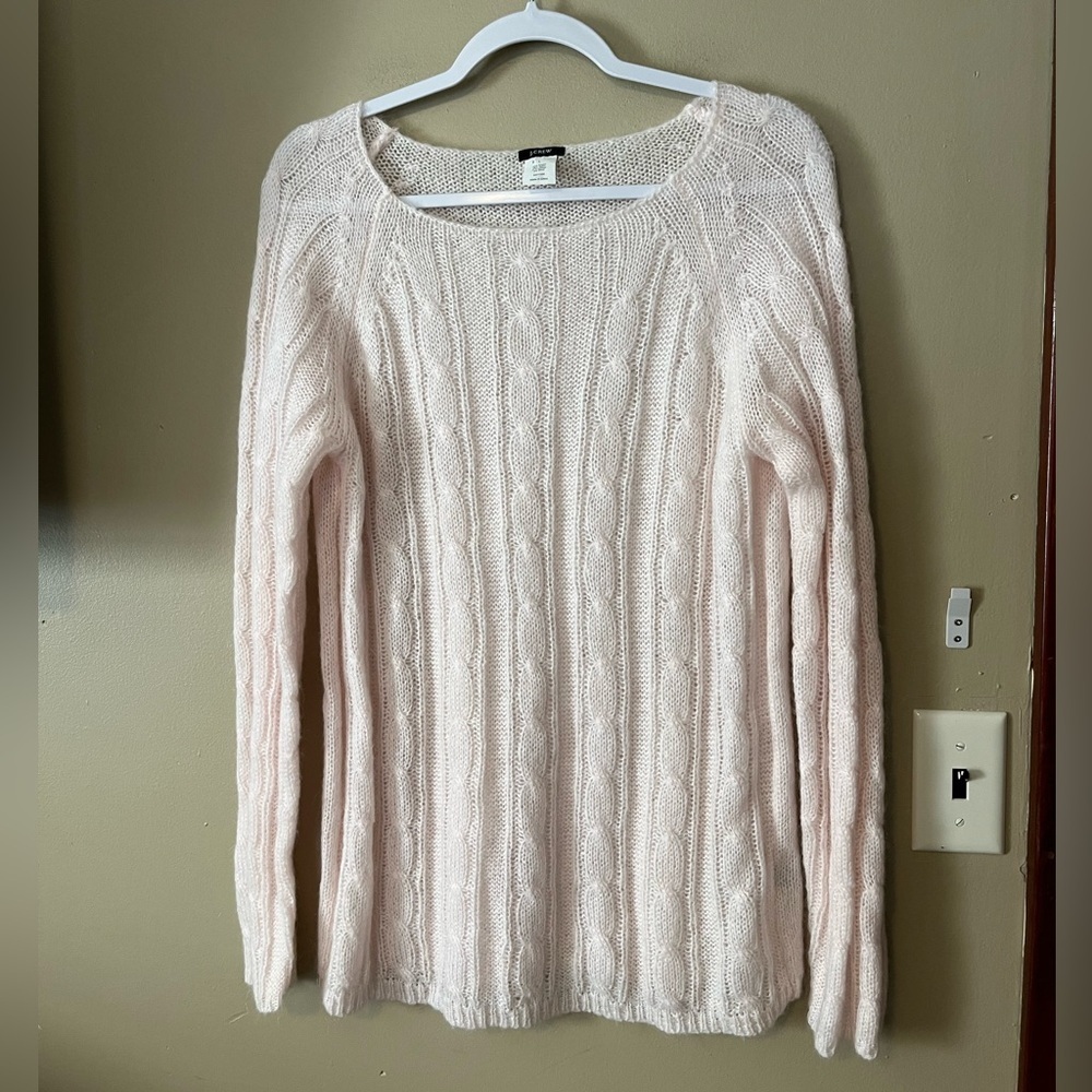 J.Crew Vintage Wool and Mohair Sheer Sweater